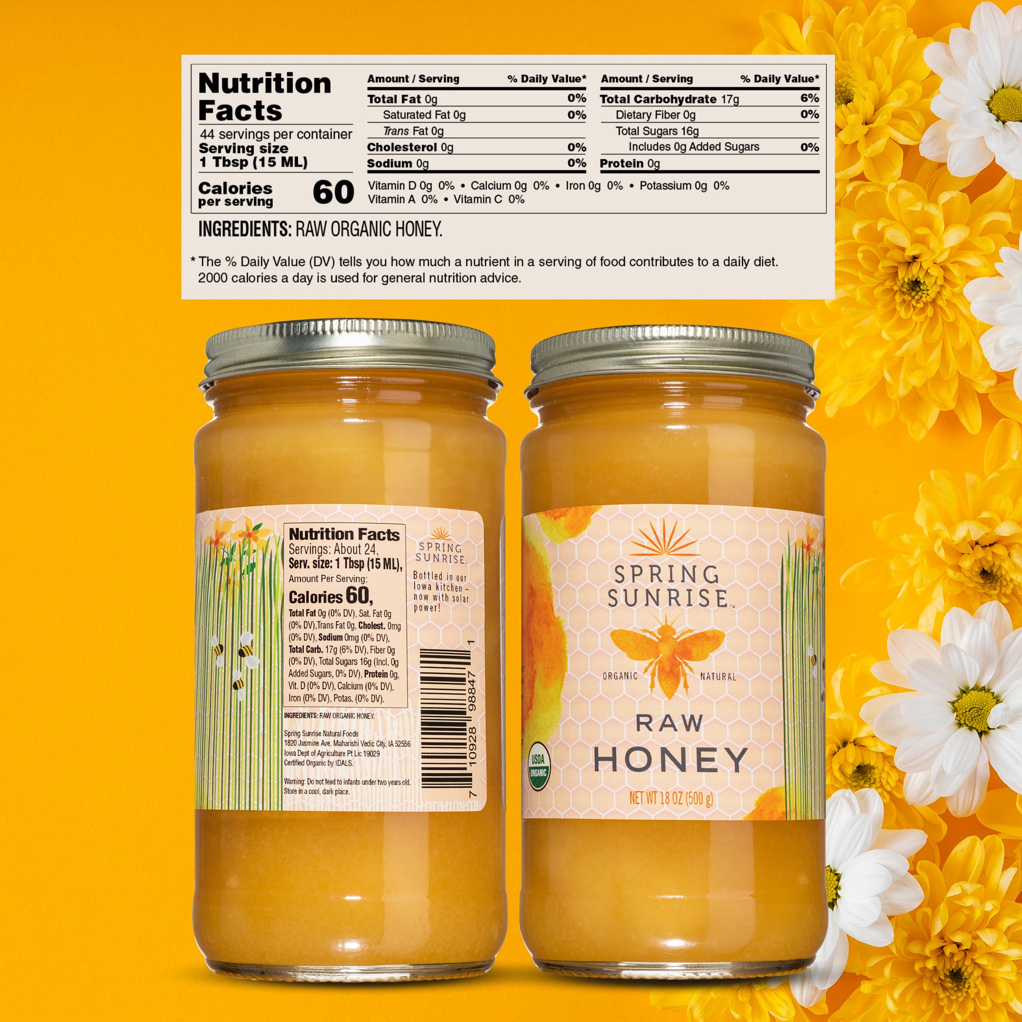 Raw Organic Honey